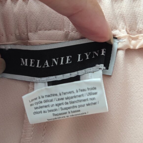 Melanie Lyne Pull-On Wide Leg Culottes | Pink Stretch Trousers | Size 12 - Picture 9 of 9